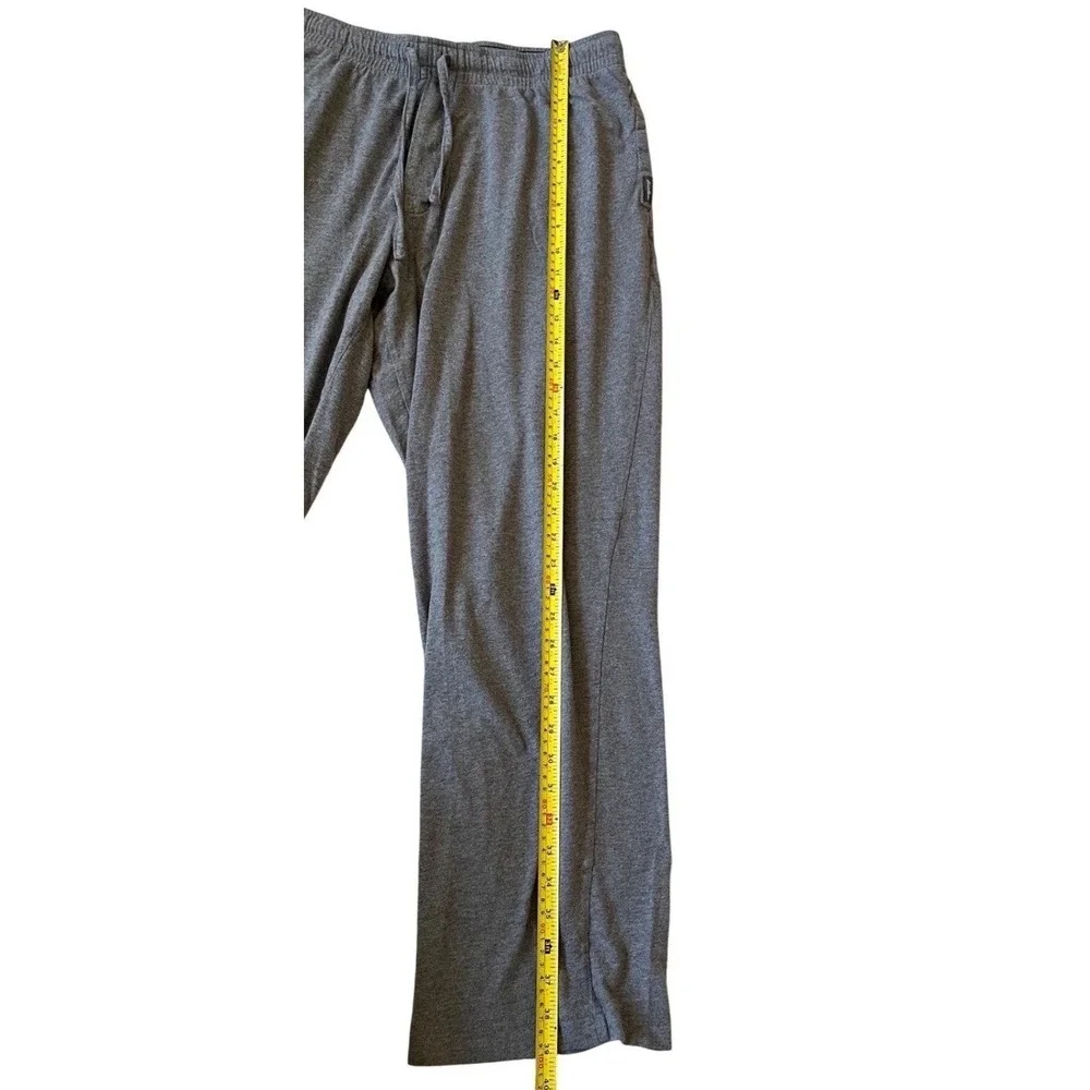 Eddie Bauer Mens TL Tall Gray Cotton Lounge Pajama Pants Drawstring Pockets